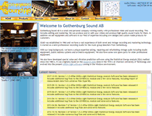 Tablet Screenshot of gothenburgsound.se